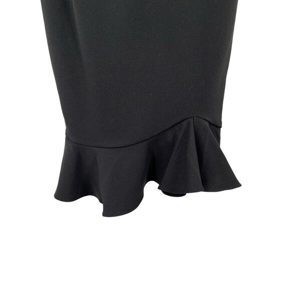 Betsey Johnson Dress scuba crepe sleeveless black size 2 - Picture 2 of 8